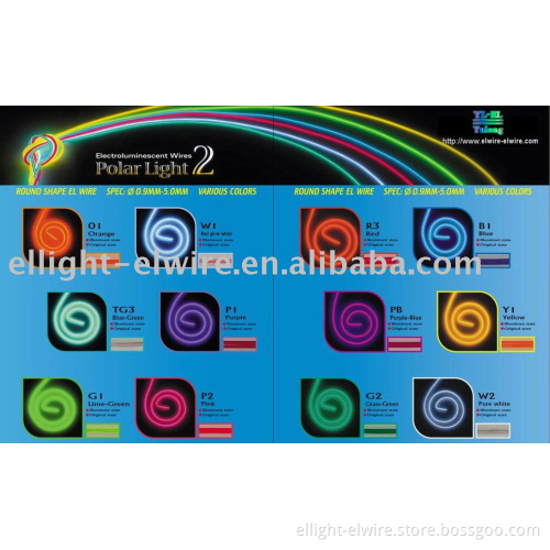 "Polar Light 2" EL Wire,EL cable